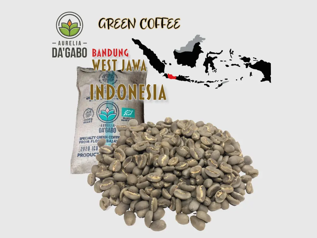 Green Coffee "SUNDA" Da'Gabo, Specialty Arabica, West Jawa Bandung Indonesia, Washed